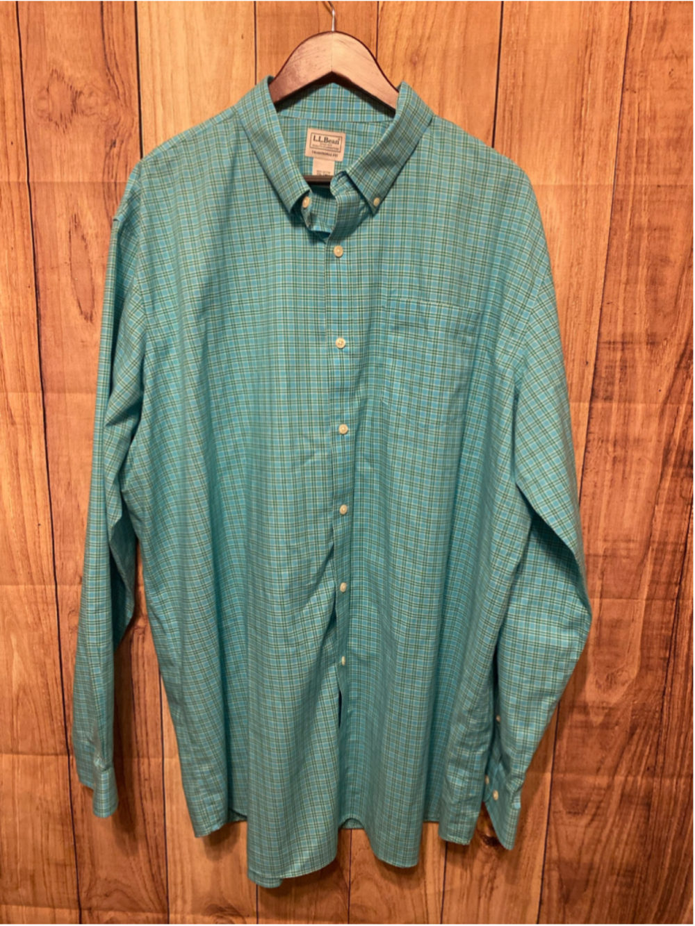 L.L.Bean XXL Tall bundle of 3 men’s Casual Button Down Shirts plaid - Picture 7 of 16